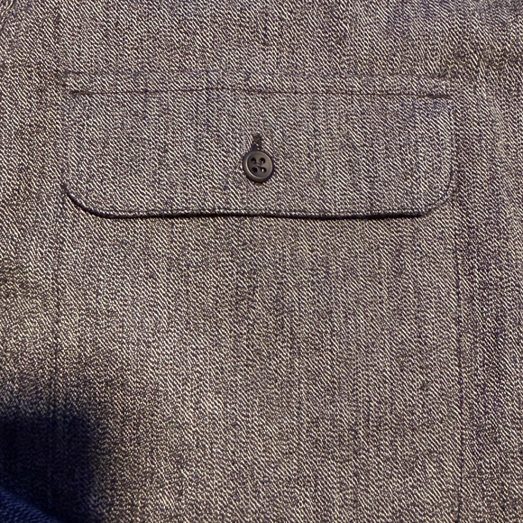 Marc Anthony Luxury Fabric Shirt XL – Slim Fit – Gray Long Sleeve Button Front - Picture 4 of 7